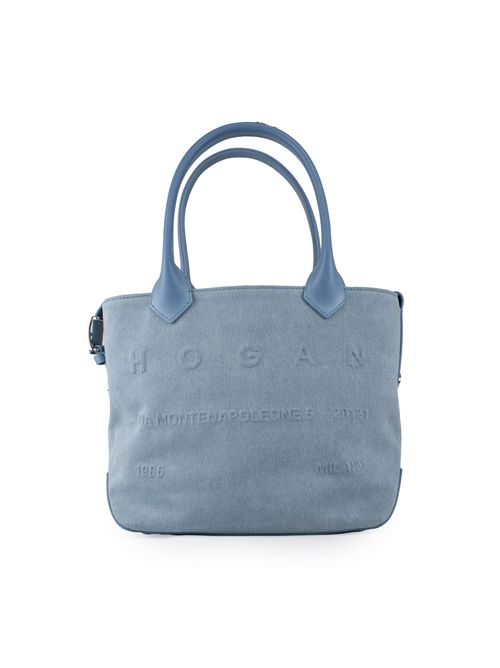Borsa shopping Hogan Script media in denim HOGAN | KBW01PA1300 U3M7D81